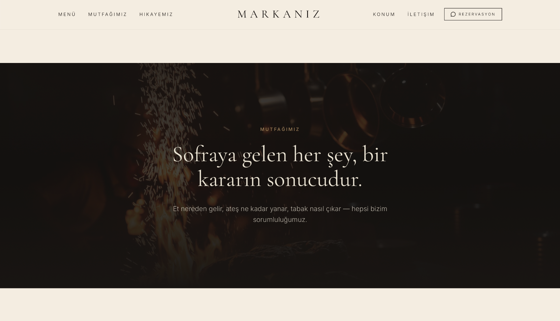 Mutfağımız — sofranın hikâyesi